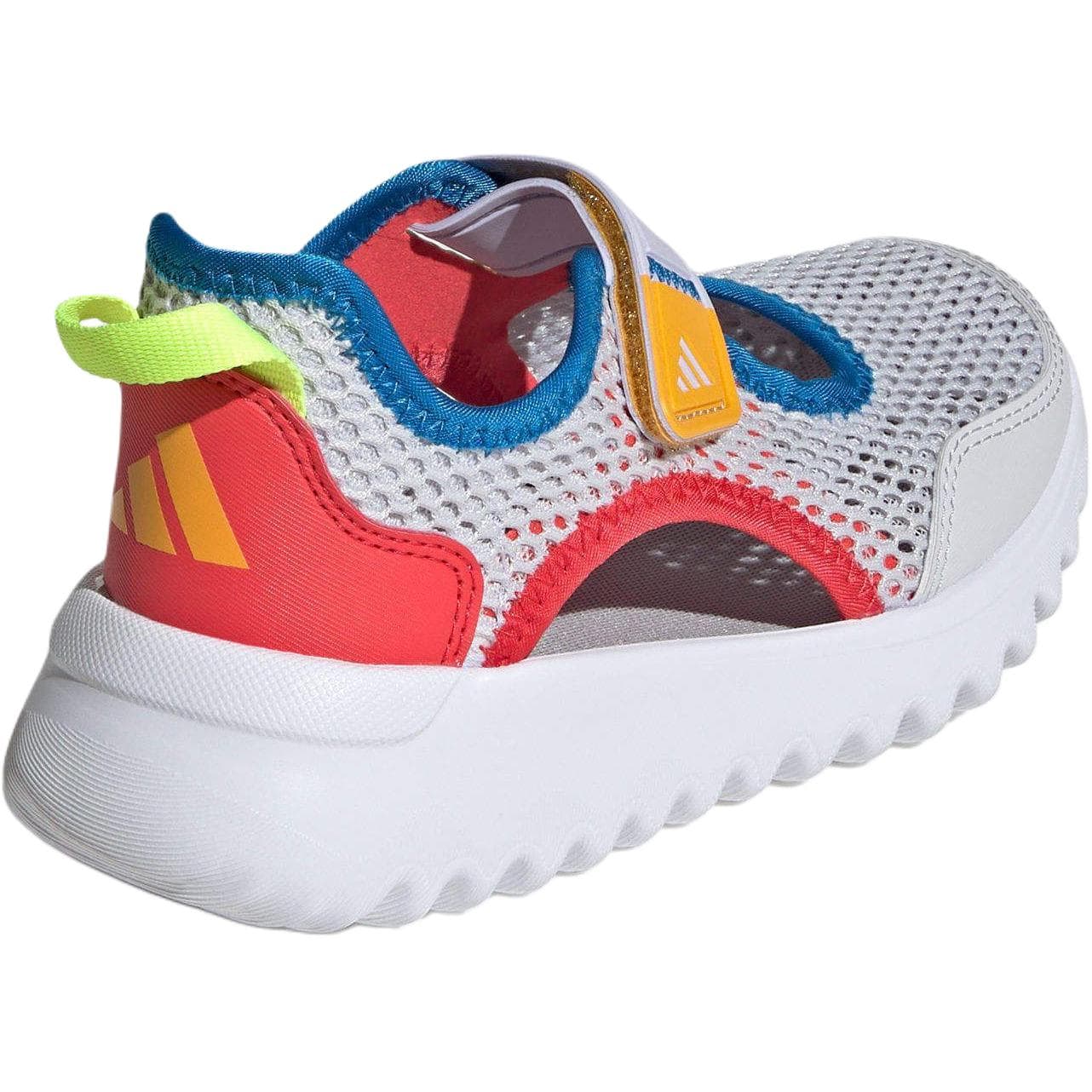 Сандалии Adidas Summerflex Low Топ Сандалии Серый Красный Синий Детские - изображение 4