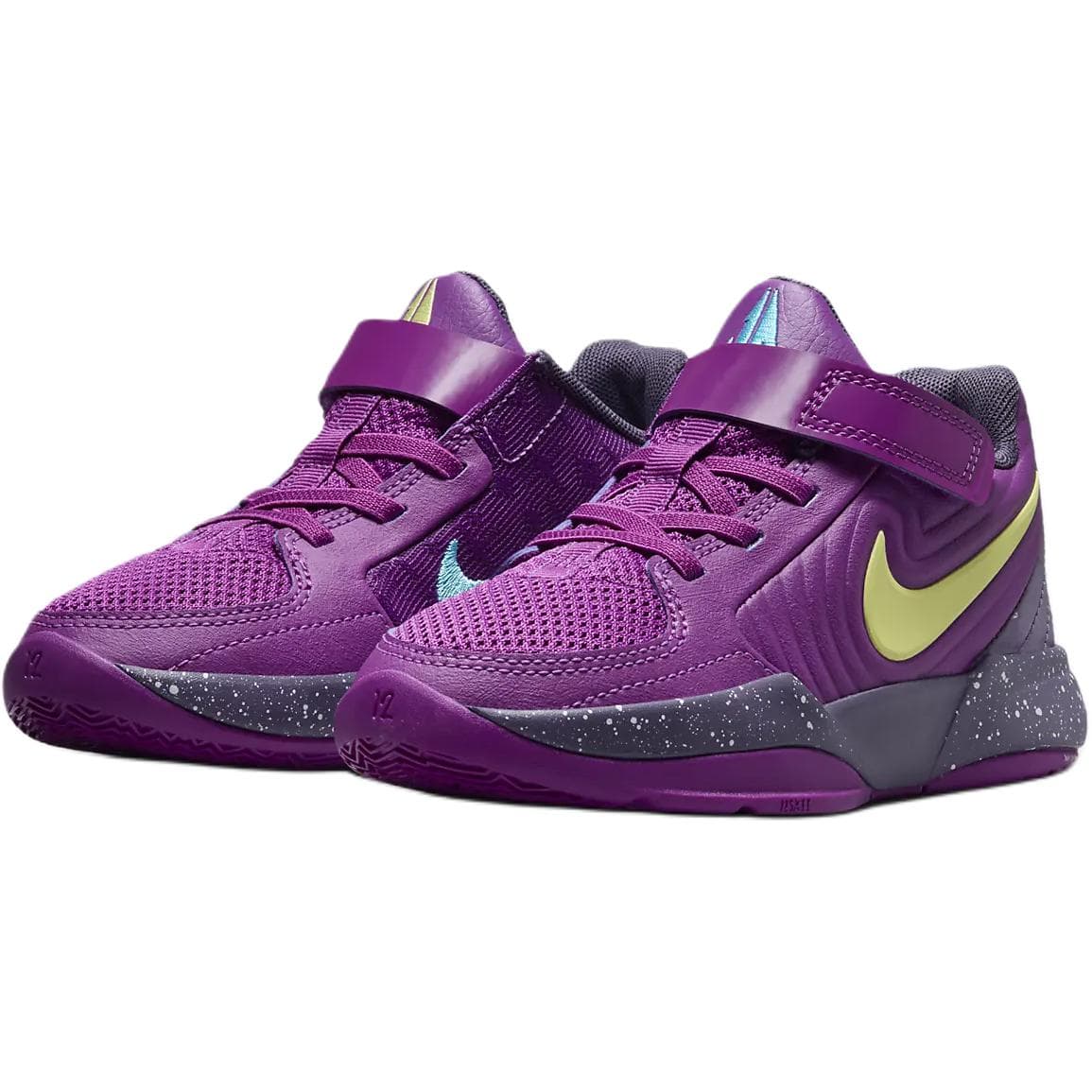 Кроссовки для баскетбола NIKE Ja 2 Противоскользящие Устойчивые к износу Низкие Детские Баскетбольные Кроссовки Фиолетовые Детские - изображение 3