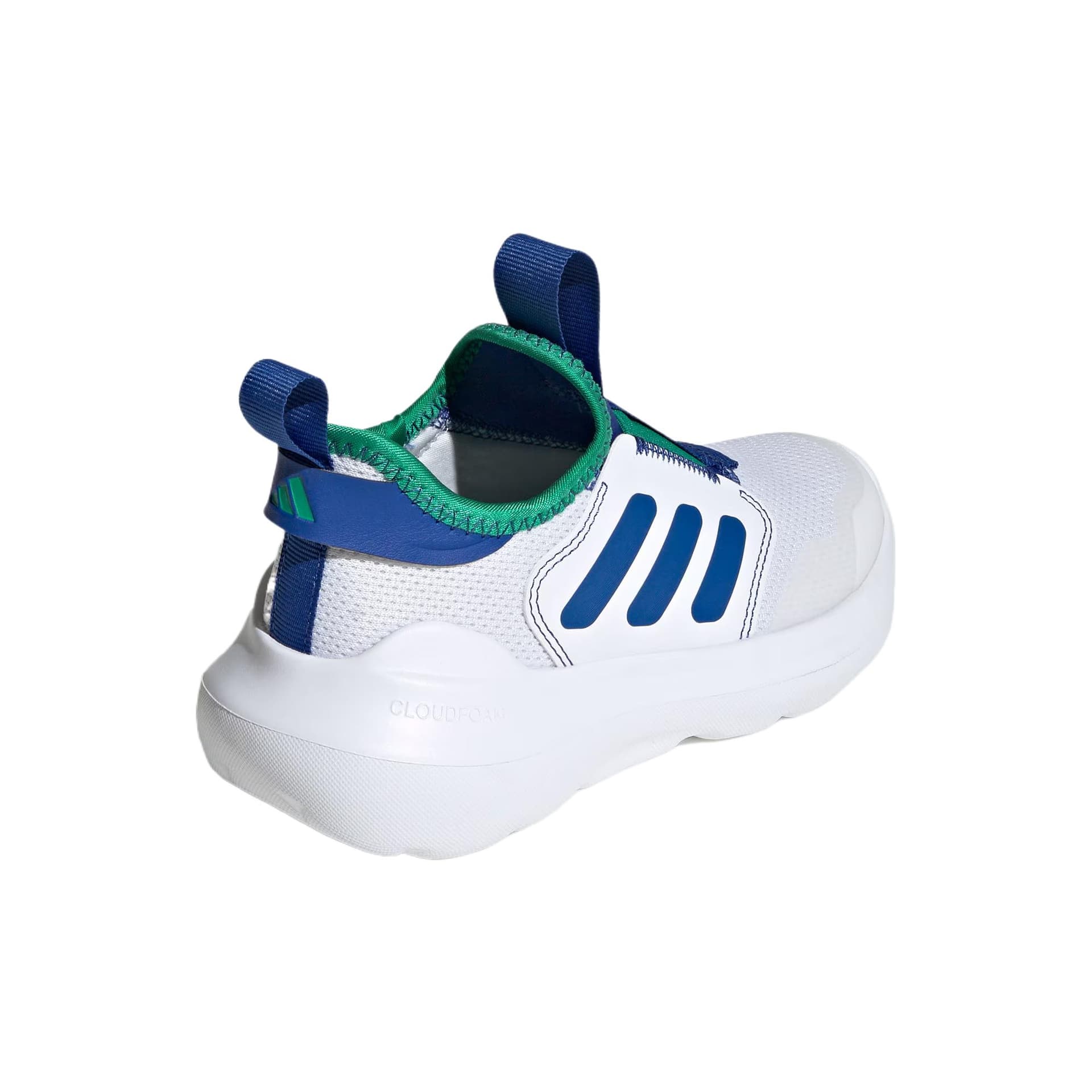 Кроссовки Adidas Tensaur Kids Lifestyle Shoes Королевский синий Газонный зеленый Белый Детский - изображение 5