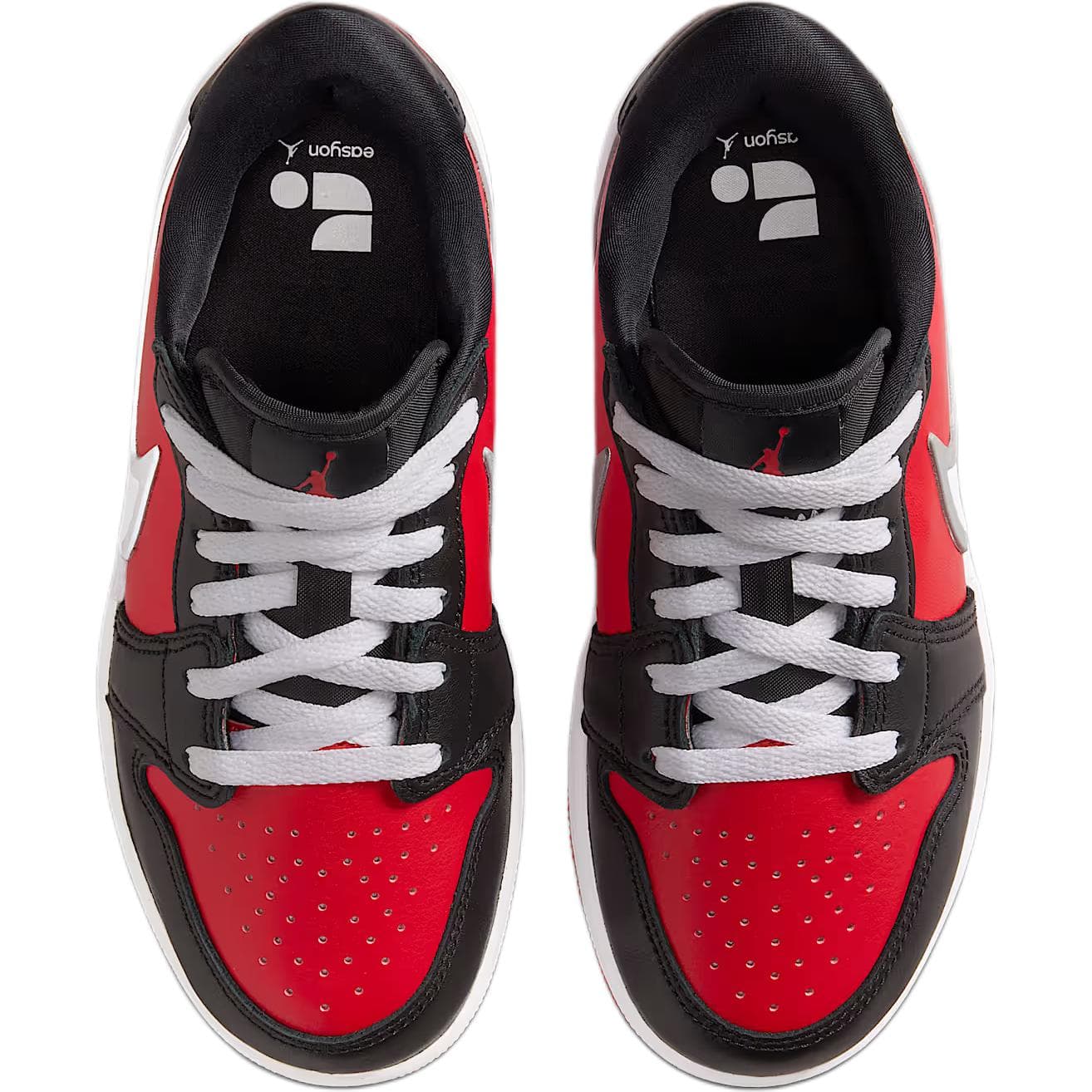 Кроссовки Jordan 1 Low Топ Детский Скейтбординг Обувь Красный черный Детский - изображение 3