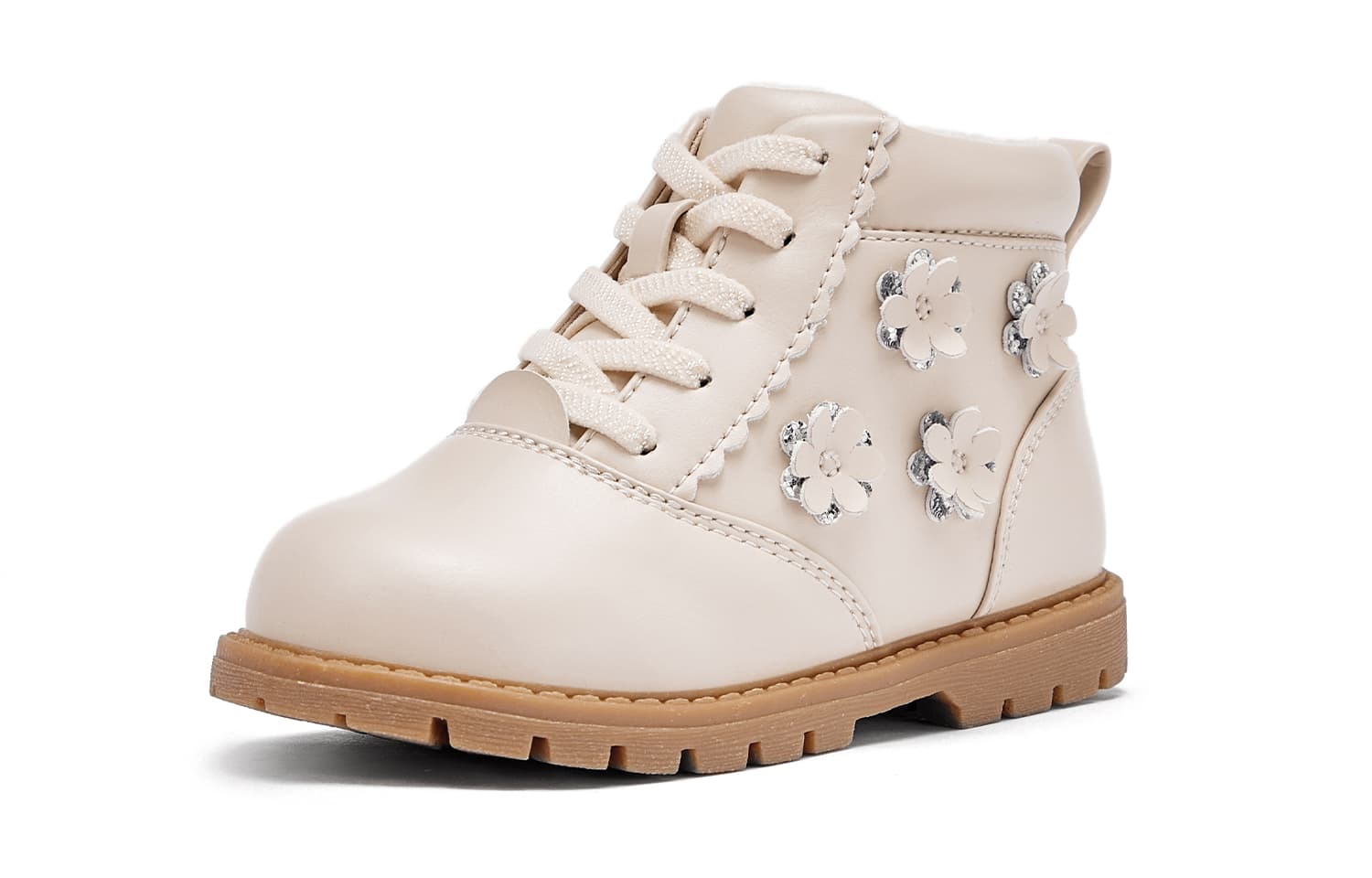 DAVE&BELLA Детские кожаные сапоги High Top Светло-розовые Для дошкольников - изображение 2