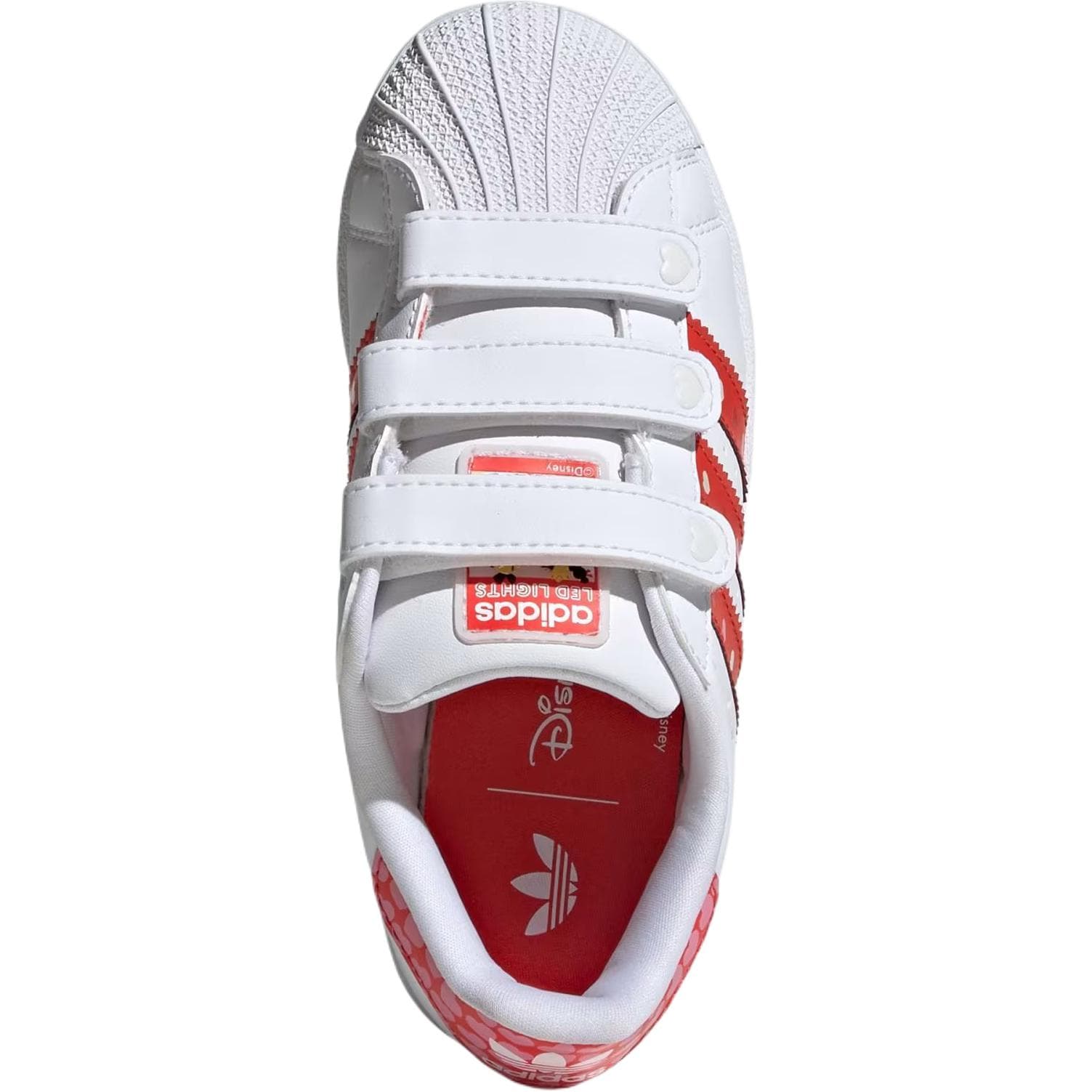 Кроссовки Disney x Adidas Originals Superstar Low Топ Детские Скейтбординги Облачный Белый Детский - изображение 2