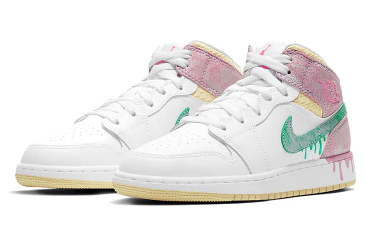 Кроссовки для баскетбола Jordan Air Jordan 1 Mid GS - изображение 7