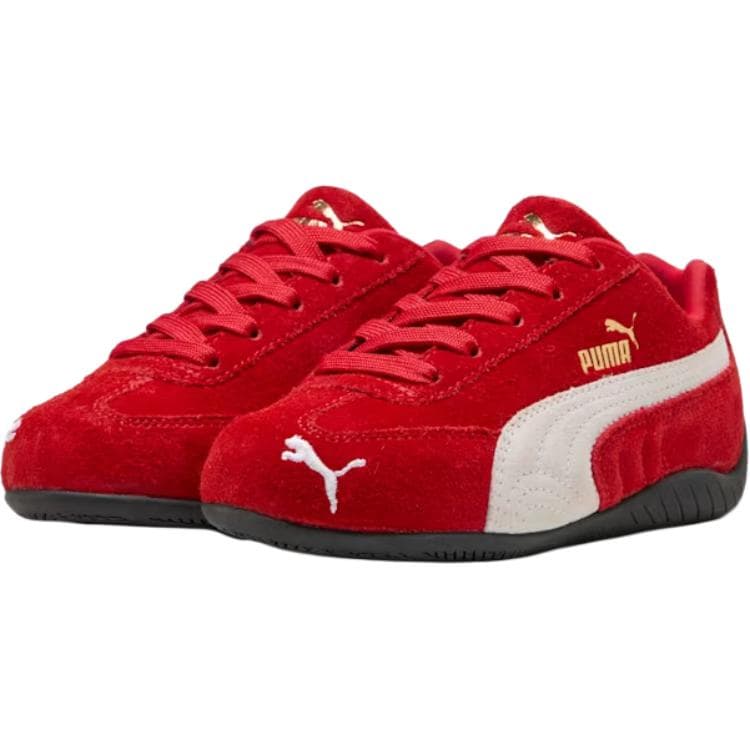 Кроссовки PUMA Speedcat Устойчивые к истиранию Низкие Детские Лайфстайл Кроссовки Красные Детские - изображение 3