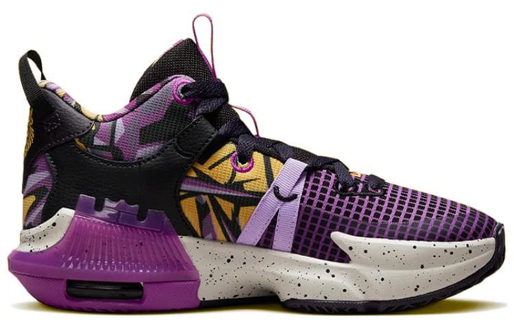 Кроссовки для баскетбола Nike LeBron Witness 7 "Lakers Graffiti" - изображение 2