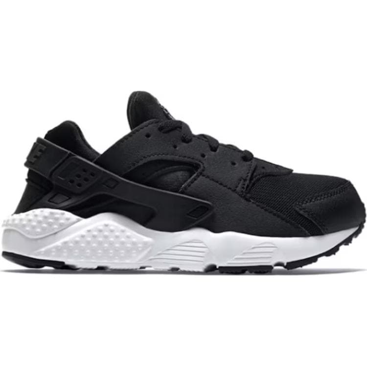 Кроссовки Nike Air Huarache Run Противоскользящие Устойчивые к истиранию Низкие Детские Беговые Кроссовки Черно-Белые Детские - изображение 2