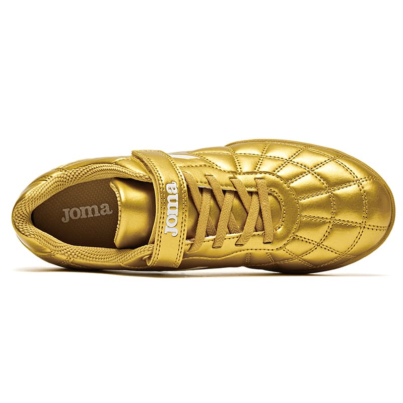 Бутсы Joma Синтетическая кожа Антискользящий Лоу-топы Детские футбольные бутсы Золото Детский - изображение 4