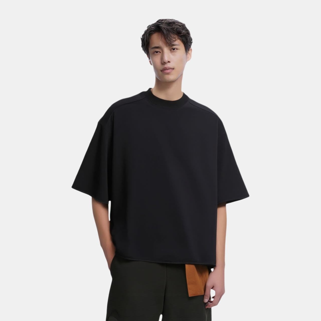 Футболка H&M Черные Мужские T-рубашки - изображение 3