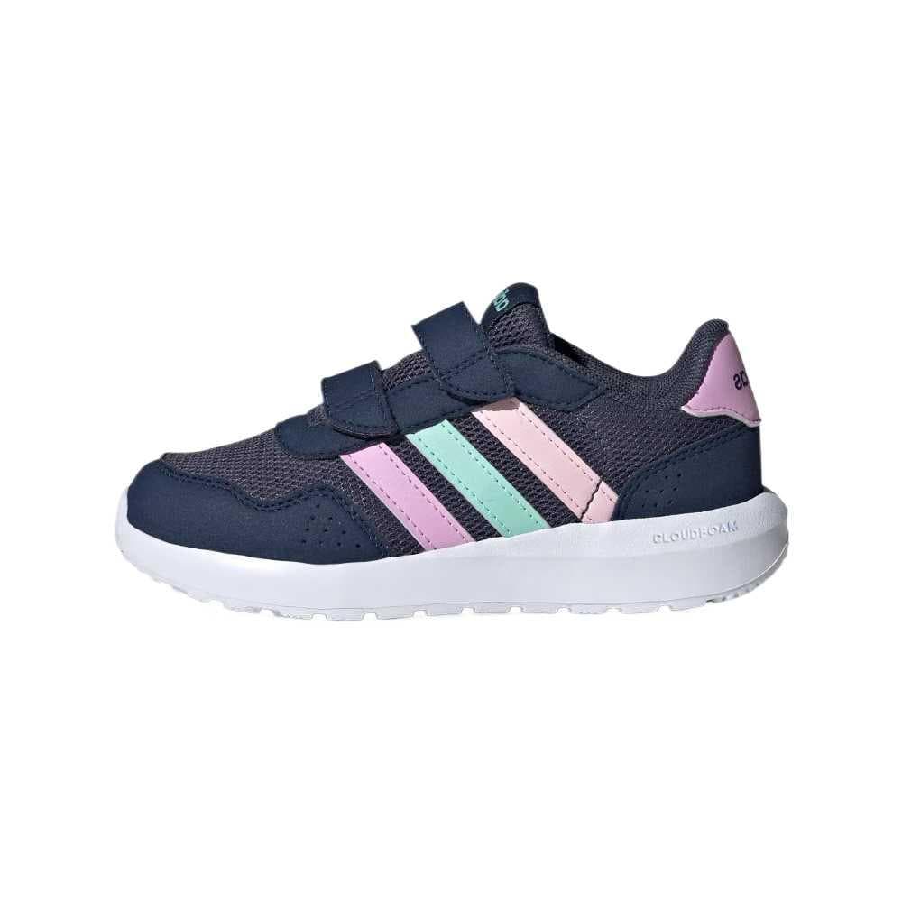 Кроссовки Adidas RUN 60S Лоу-топы Kids Lifestyle Shoes Темно-синий Розовый Детский - изображение 1