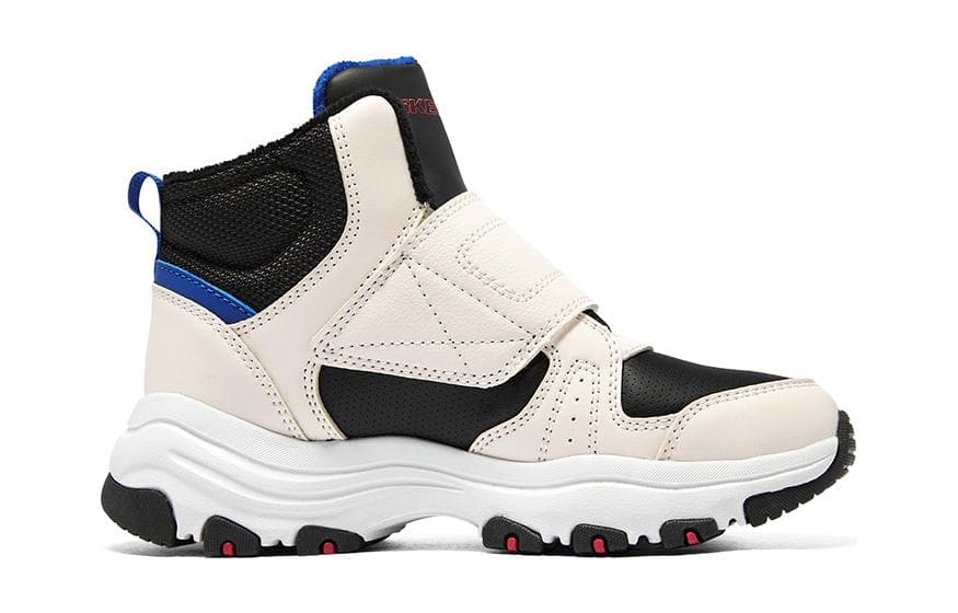 Кроссовки Skechers Abrasion Resistant Abrasion Resistant MID Топ Детские Лайфстайл Обувь Черный Белый Синий Подростки - изображение 2