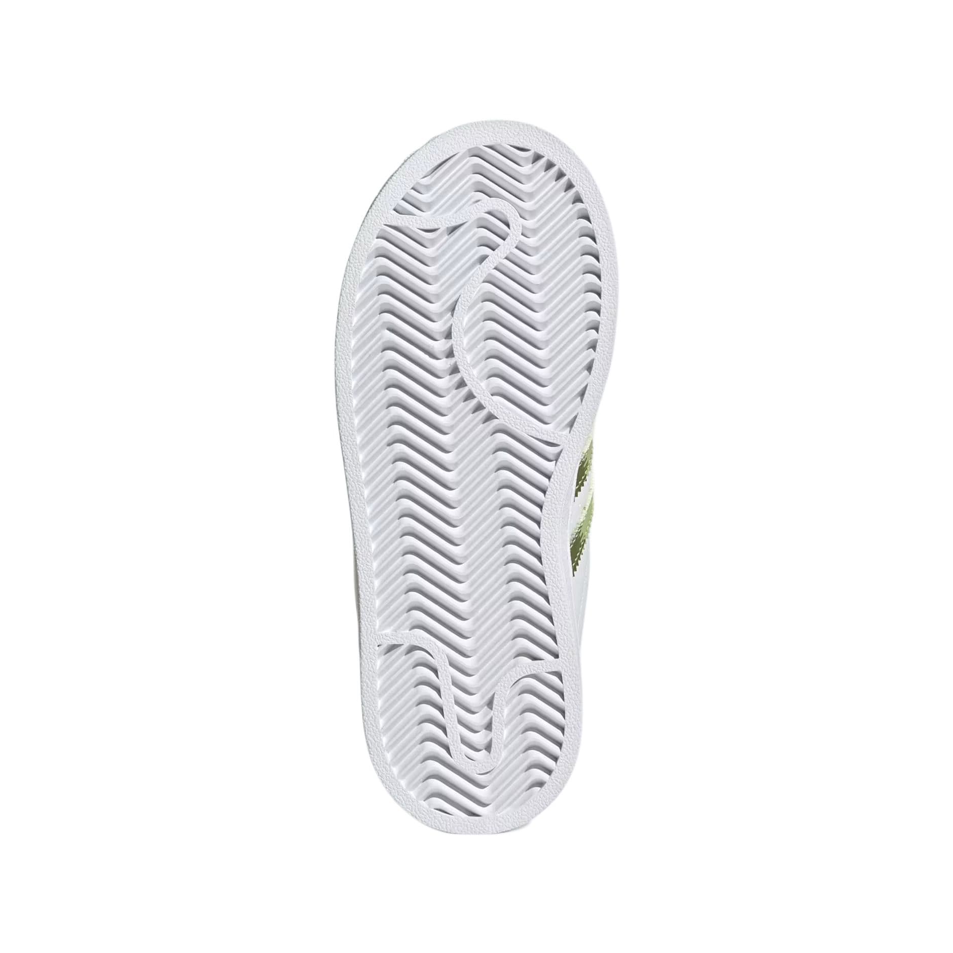 Кроссовки Adidas Originals Superstar 2 Устойчивые к истиранию Низкие Кеды для Детей Скейтбординг Белый Зеленый Малыш - изображение 5