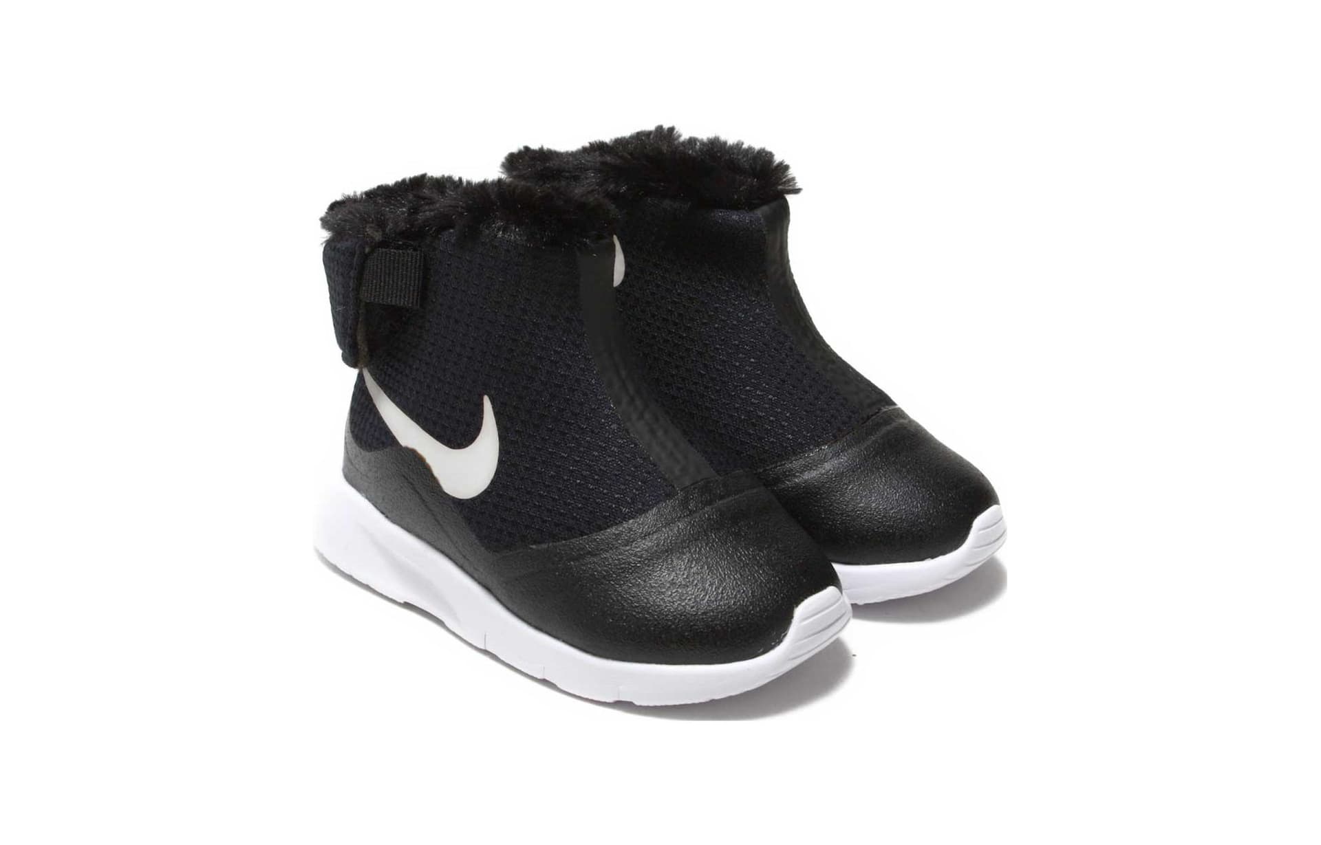 Кроссовки Nike High Топ Обувь для малышей Черный Белый Для младенцев и малышей - изображение 4