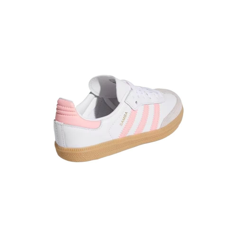 Кроссовки Adidas Originals Samba OG Кожа Устойчивая к истиранию Низкий Топ Детские Скейтбординги - изображение 3