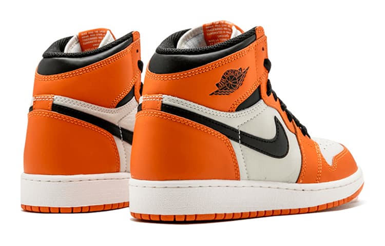 Кроссовки для баскетбола Jordan Air Jordan 1 Retro Reverse Shattered Backboard GS - изображение 4