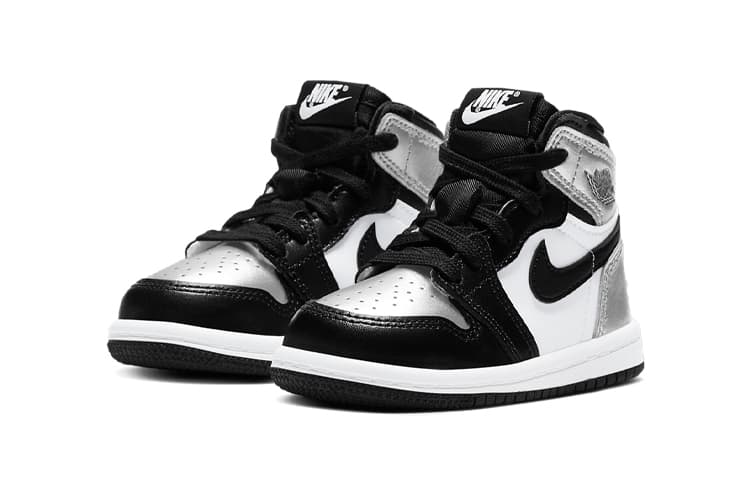 Кроссовки TD Air Jordan 1Retro High OG "Silver Toe" - изображение 4