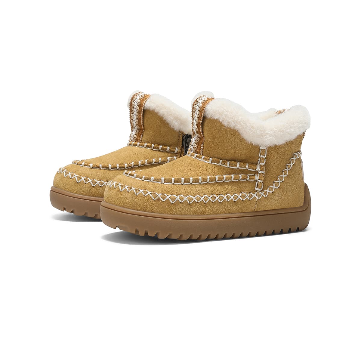 lee С флисовой подкладкой Подкладка Удобный Fashion Versatile Trendy Активный отдых Студенты Кампус High Топ Сноубутсы - изображение 2