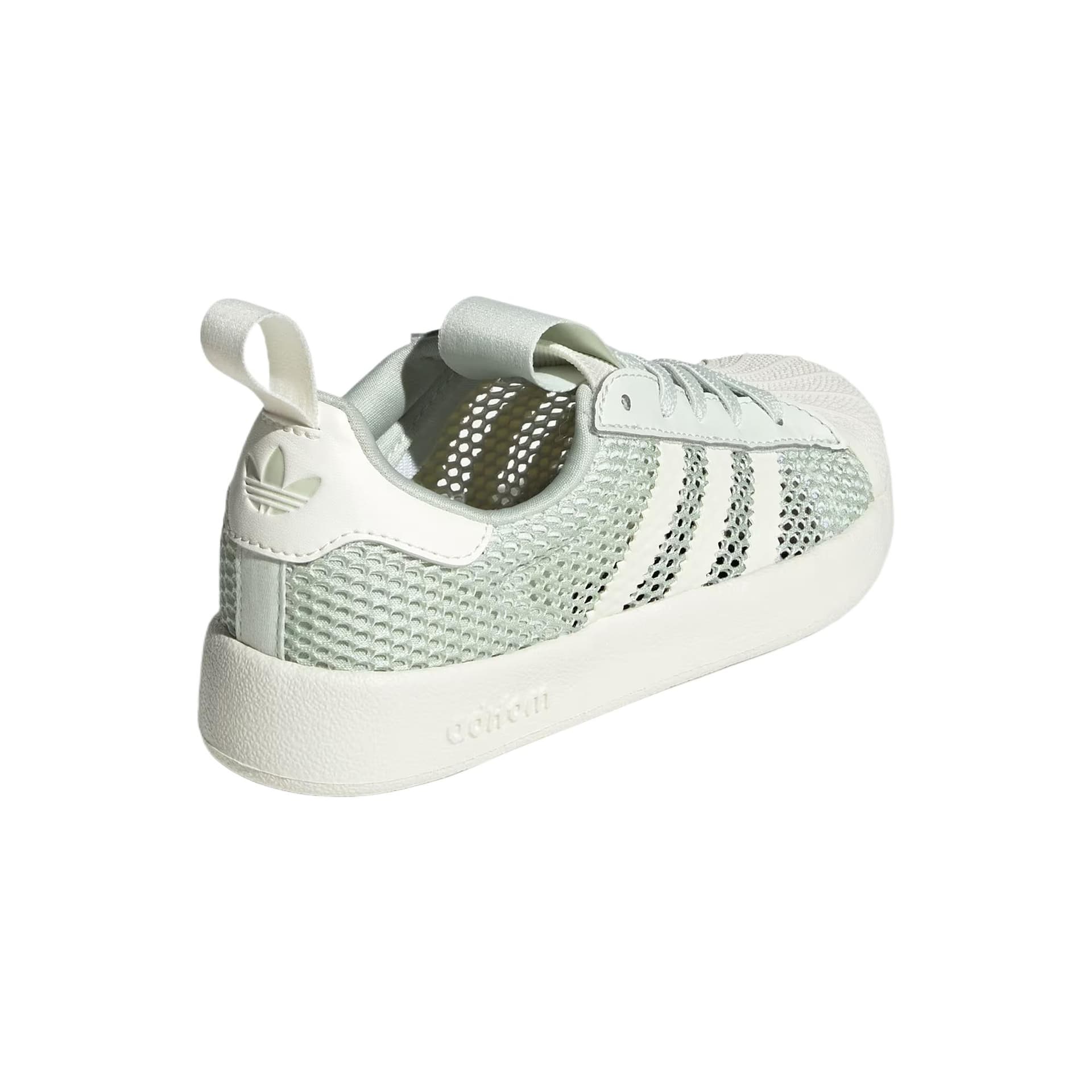 Кроссовки Adidas Originals AdiFOM Superstar Low Топ Детская Скейтбординг Обувь Кристально-Зеленый Жадеит Детская - изображение 5