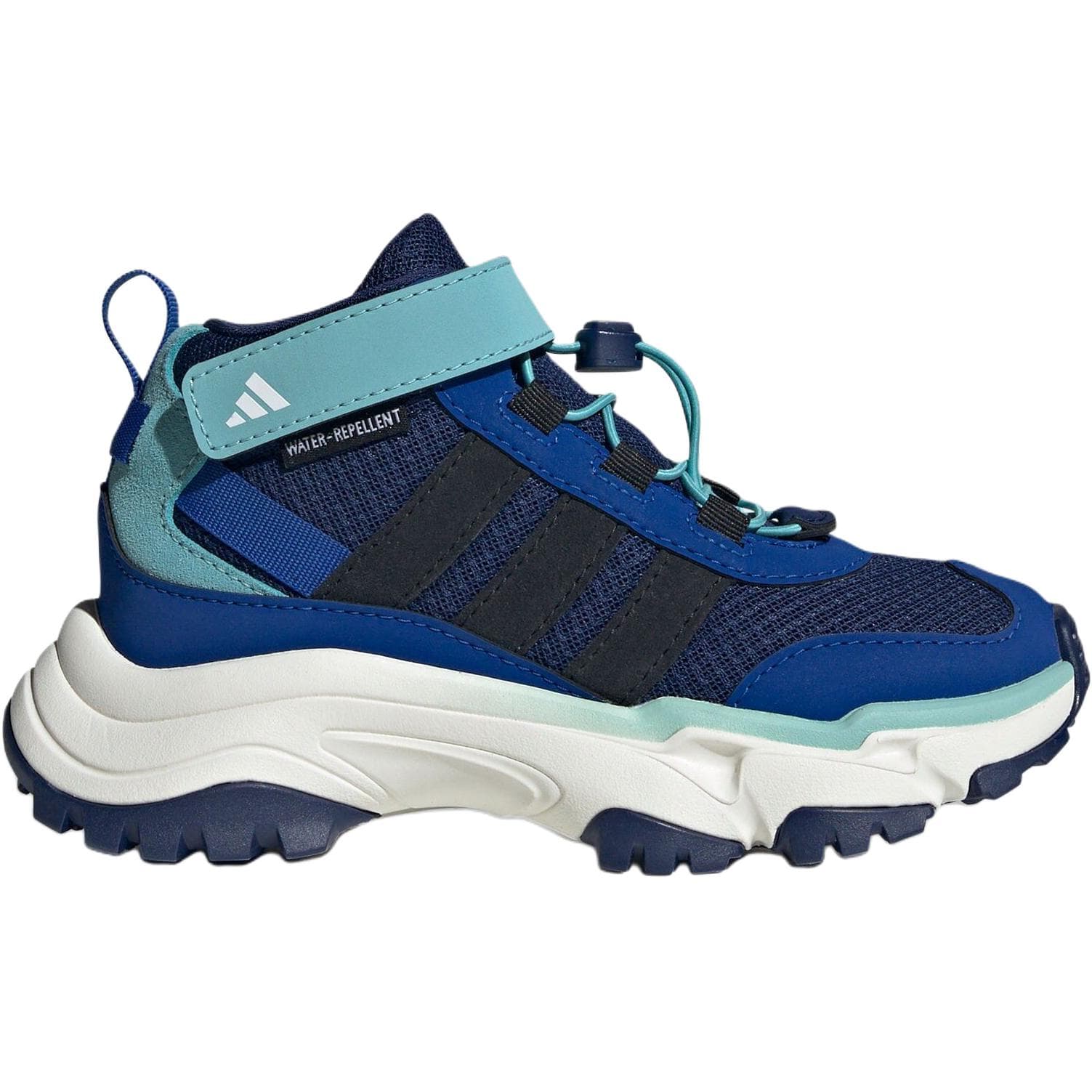 Кроссовки Adidas CITYWOWLK Теплоизоляционный MID Топ Повседневная обувь Синий черный Детский - изображение 2