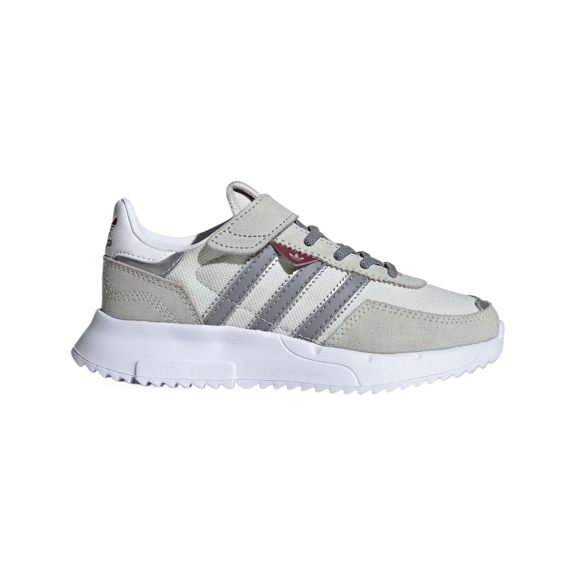 Кроссовки Adidas Retropy F2 Кожа Удобные Устойчивые к истиранию Низкие Детские Лайфстайл Обувь Серый Детский - изображение 2