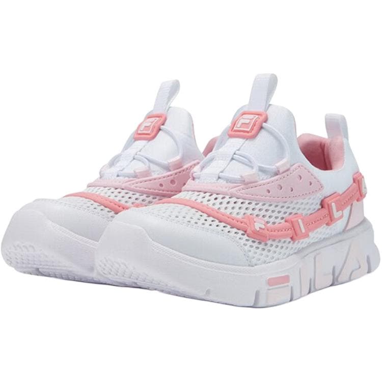 FILA KIDS Удобные Anti KICK Детские Кроссовки для Тренировок Розовые Белые Детские Возраст 3-7 Лет - изображение 3