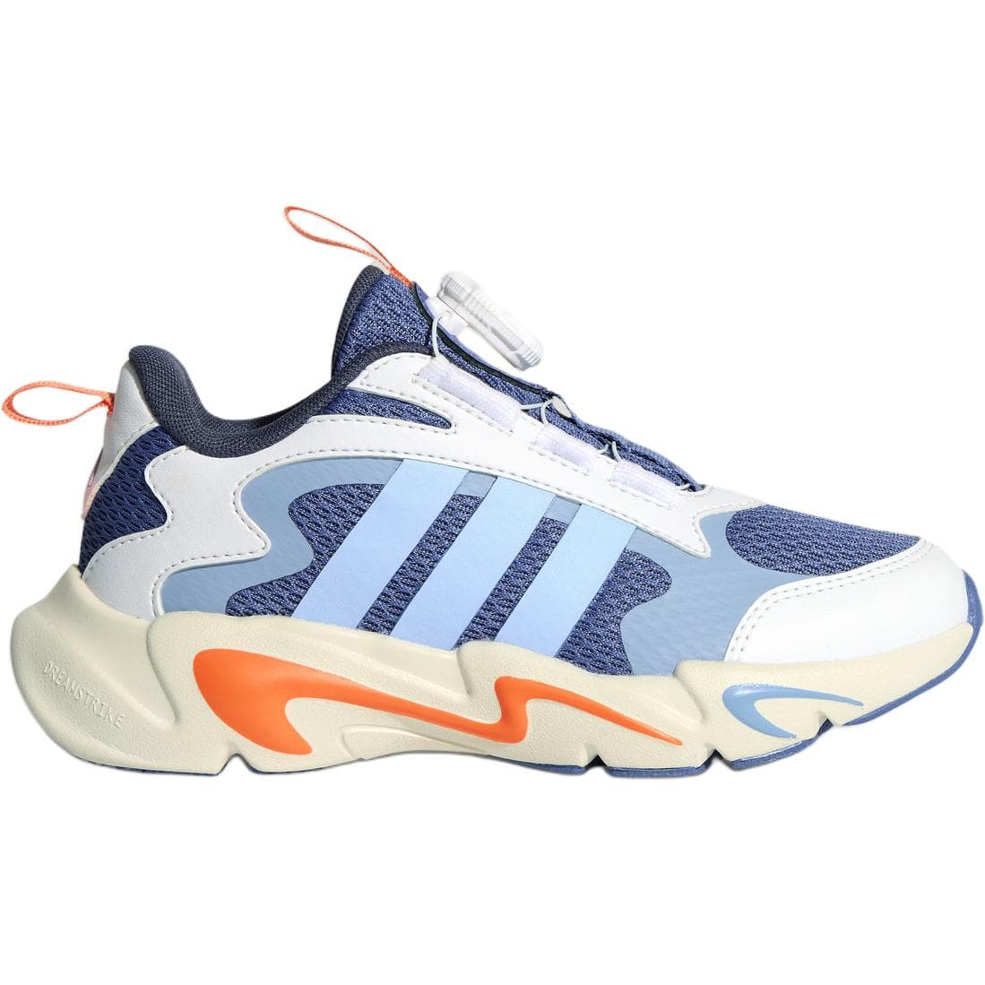 Кроссовки Adidas PLAYFLEX HABU Ткань Low Топ Kids Lifestyle Shoes Синий Детский - изображение 2