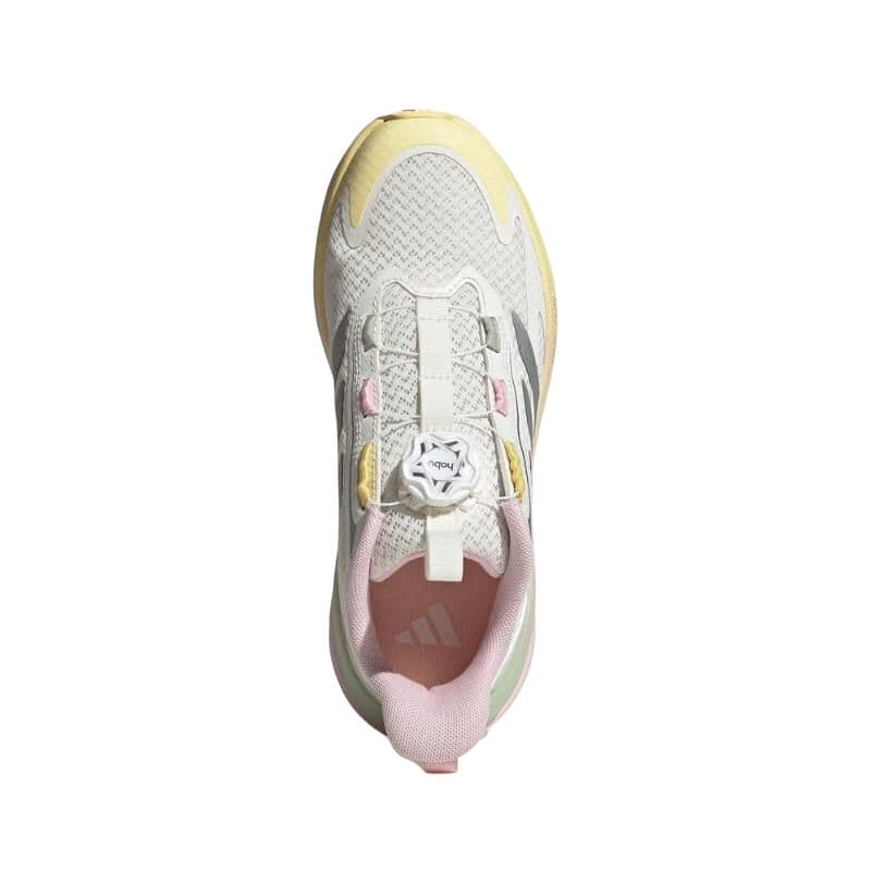 Кроссовки Adidas LIGHTDART HABU J противоскользящие устойчивые к истиранию низкий отскок детские беговые кроссовки белый детский - изображение 4