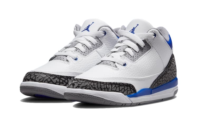 Кроссовки для баскетбола Jordan Air Jordan 3 retro "racer blue" - изображение 3