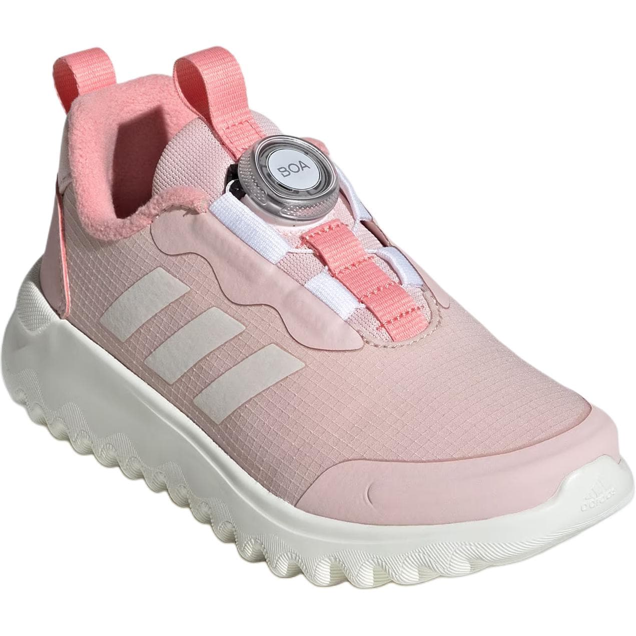 Кроссовки Adidas ActiveFlex BOA 3,0 противоскользящие устойчивые к истиранию низкие детские повседневные кроссовки розового цвета - изображение 3