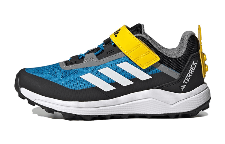 Кроссовки LEGO X adidas TERREX Agravic FLOW противоскользящие низкие детские беговые кроссовки черные синие желтые для детей - изображение 1