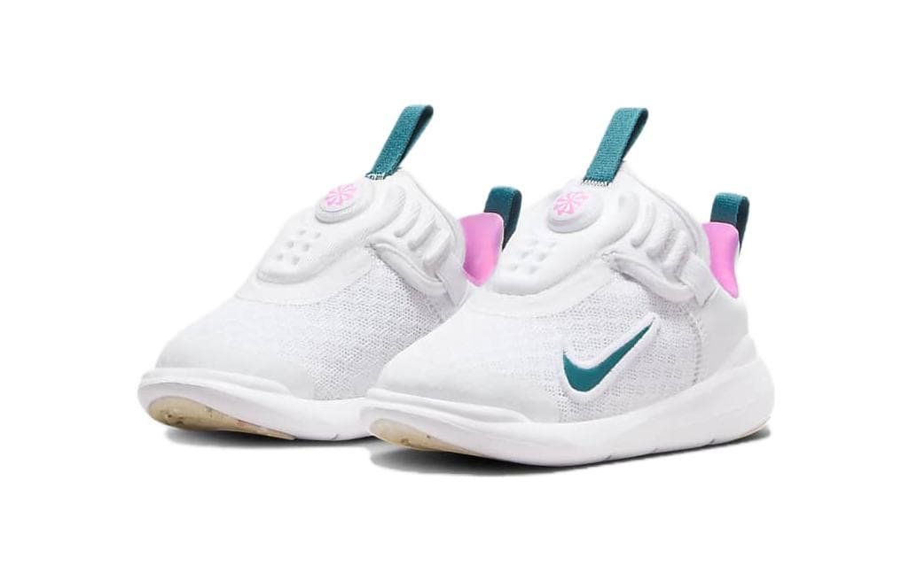 Кроссовки Nike E Series 1,0 Устойчивая к истиранию низкая обувь для малышей Белый Зеленый Для младенцев и малышей - изображение 3