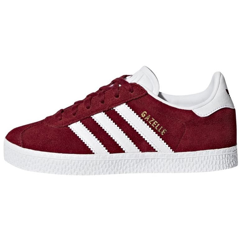 Кроссовки Adidas Originals Gazelle Устойчивый к истиранию Низкий верх Детские Скейтбординги Красный Детский - изображение 1