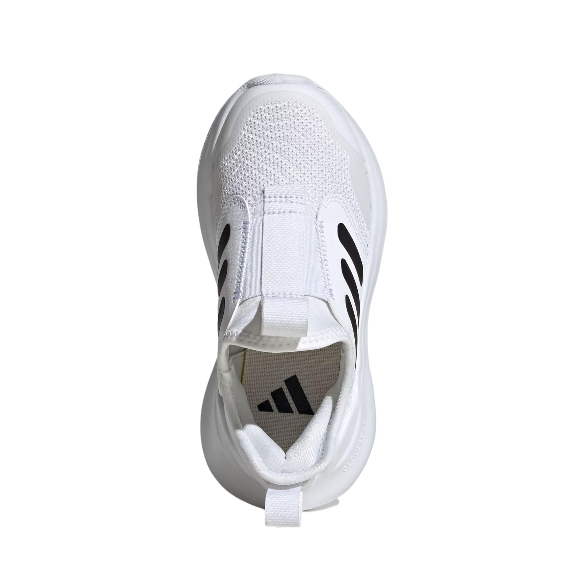 Кроссовки Adidas TENSAURComfort Ткань Лоу-топы Kids Lifestyle Shoes Белый Черный Детский - изображение 3