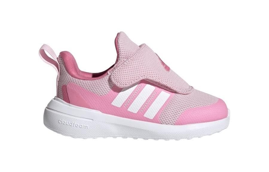 Кроссовки Adidas Neo Run 60s 2,0 Устойчивая к истиранию низкая детская обувь Белый Розовый для младенцев и малышей - изображение 2