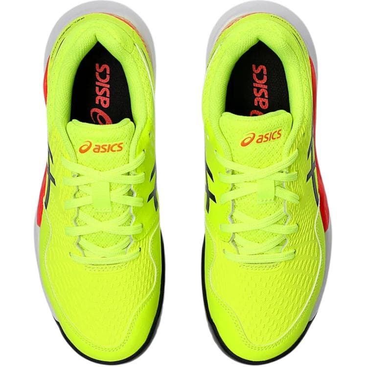 Asics Gel Resolution 9 Низкий Топ Детская Тренировочная Обувь Желтая Черная Малыш - изображение 4