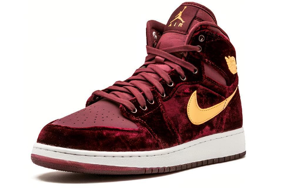 Кроссовки для баскетбола Jordan Air Jordan 1 Ret Hi PREM HC GG VELVET GS - изображение 3