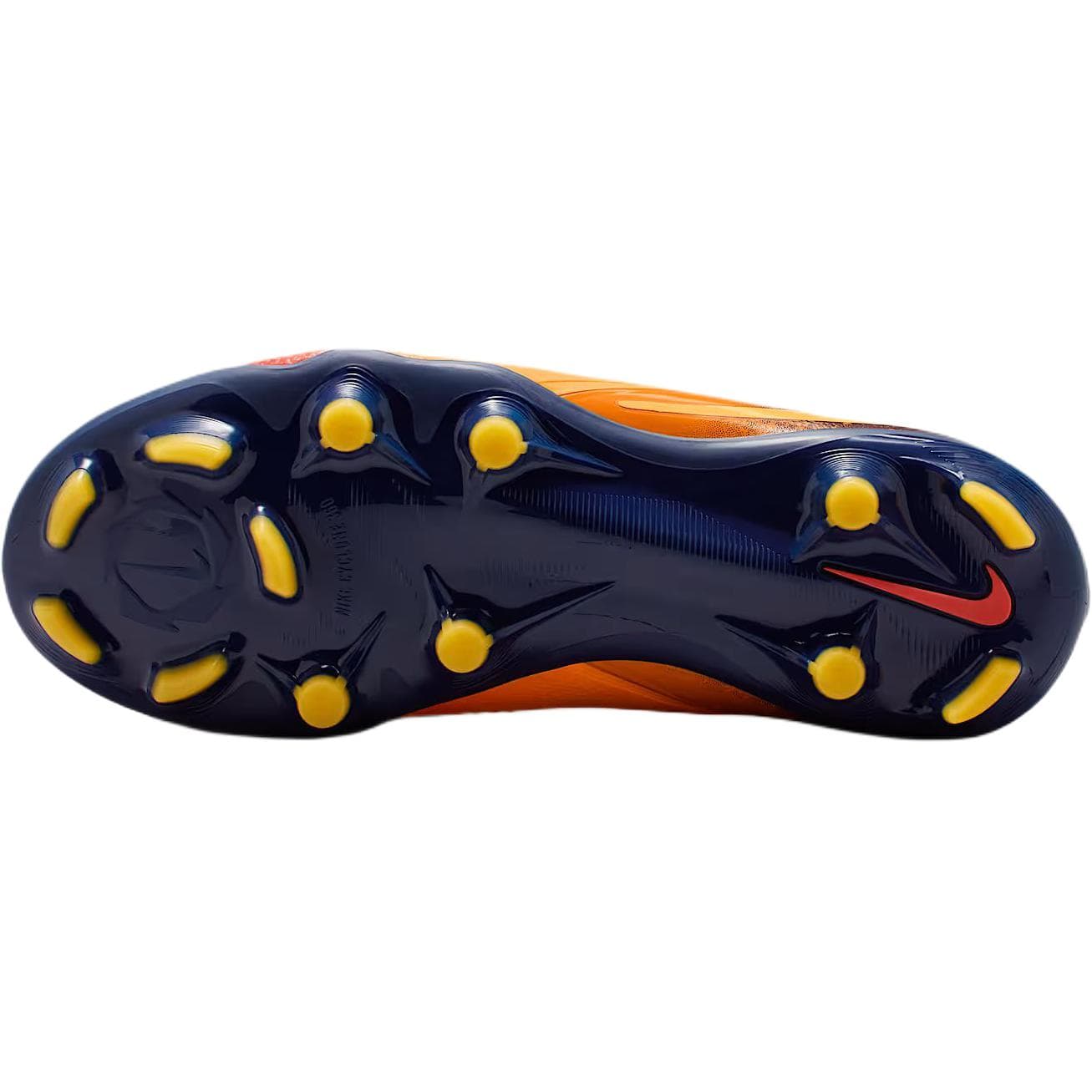 Бутсы NIKE Jr. Phantom 6 Противоскользящие Низкие Детские Футбольные Бутсы Оранжевые Синие Детские - изображение 5