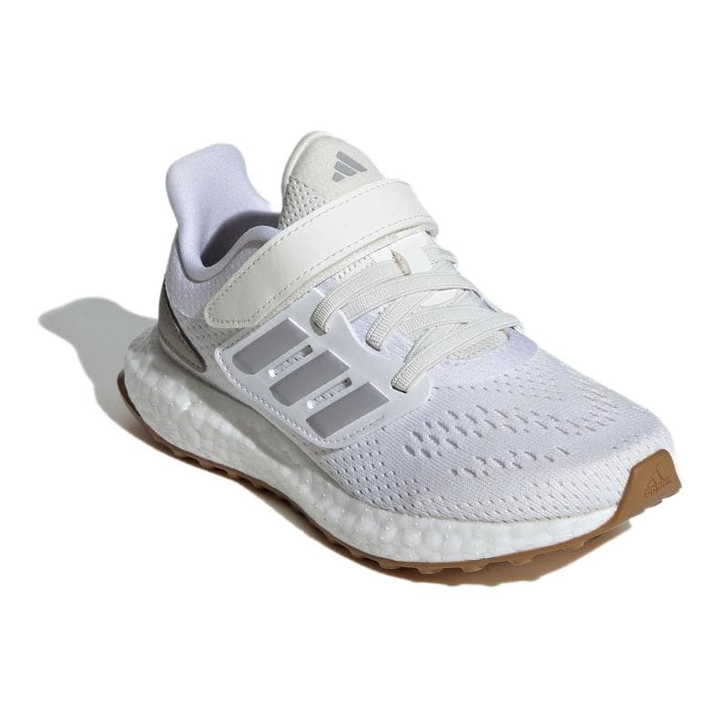 Кроссовки Adidas Pureboost Комфортная Амортизация Дышащие Низкие Кроссовки для Беговых Занятий Детские Белые Малыш - изображение 2