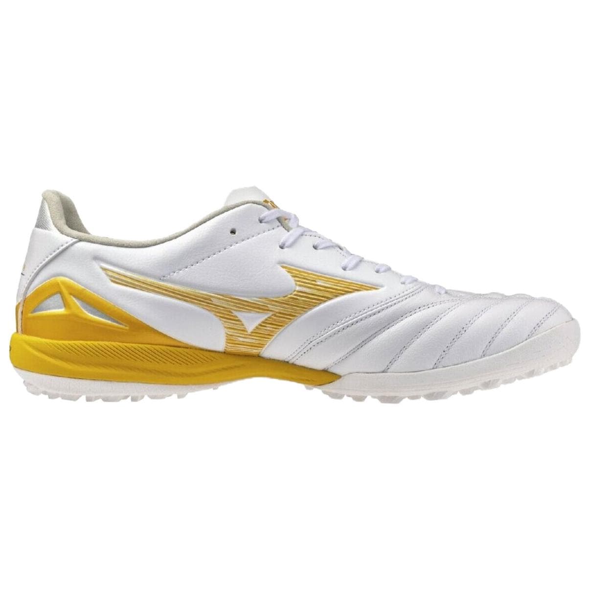 Кроссовки для футбола Mizuno Morelia Neo 4 Футбольные бутсы Мужские Белый Золото - изображение 2