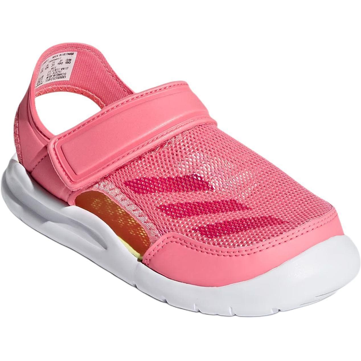 Сандалии Adidas Fortaswim Синтетическая кожа Низкие сандалии для детей Розовые для детей в возрасте 3-7 лет - изображение 3