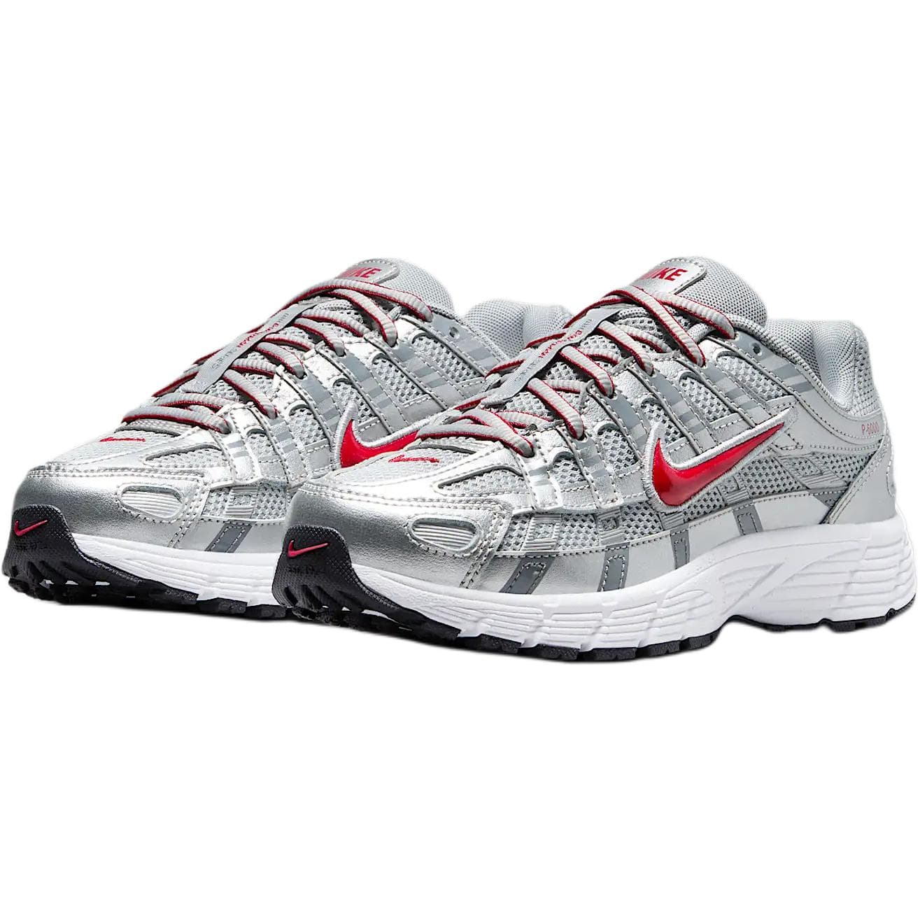 Кроссовки NIKE P 6000 Low Топ Детская Беговая Обувь Серебристо-Серый Малыш - изображение 3