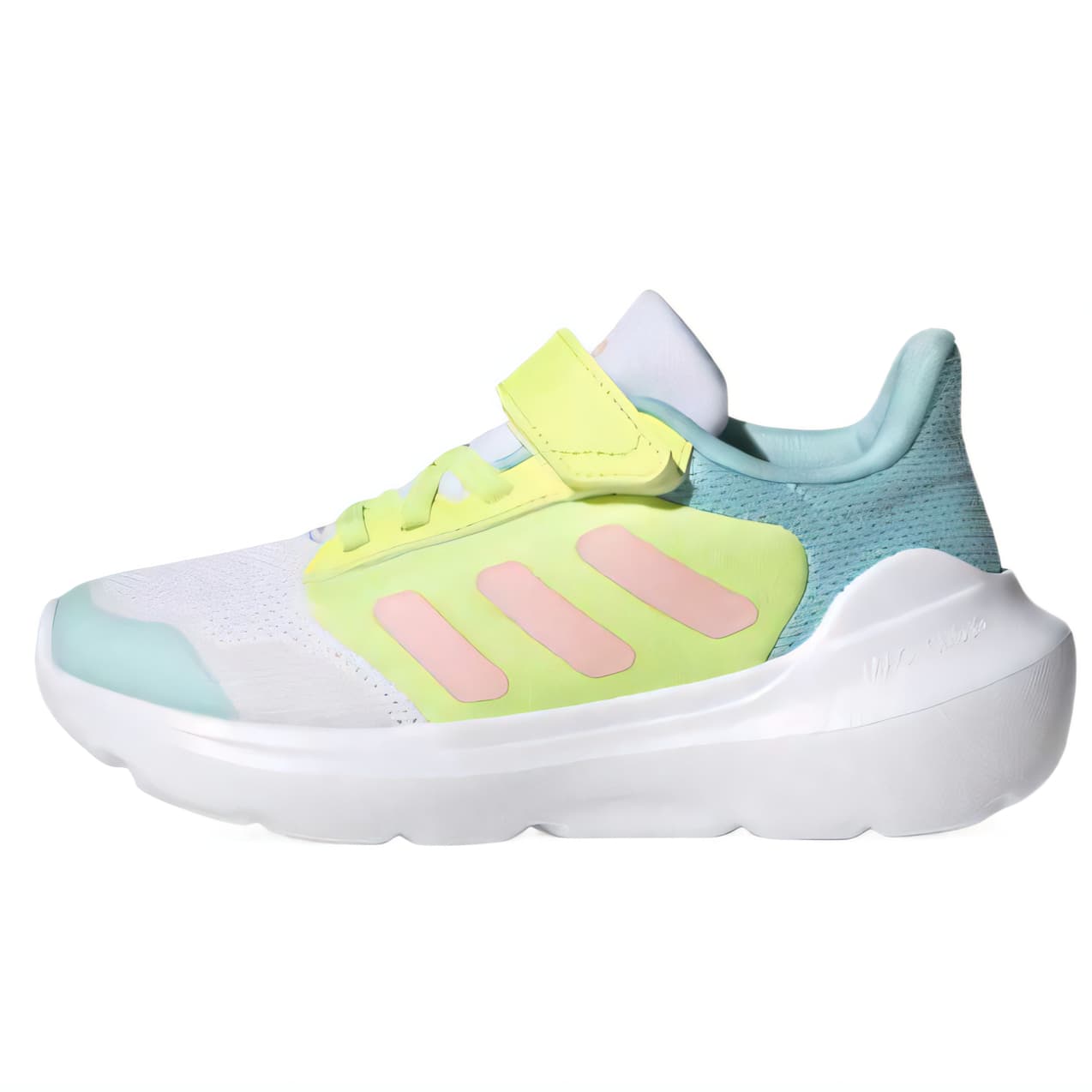 Кроссовки Adidas TENSAUR RUN 2,0 Kids Lifestyle Shoes Белый желтый Детский - изображение 1