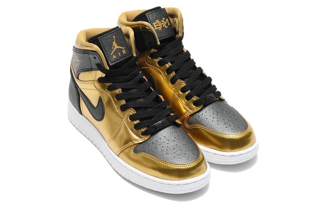 Кроссовки для баскетбола Jordan Air Jordan 1 Retro BHM 2017 GS - изображение 5
