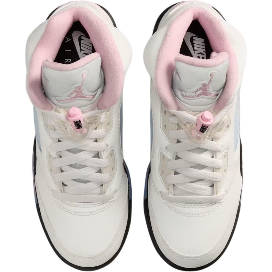 Кроссовки для баскетбола Jordan Air Jordan 5 Синтетическая кожа Низкие баскетбольные кроссовки Розовые Унисекс - изображение 4