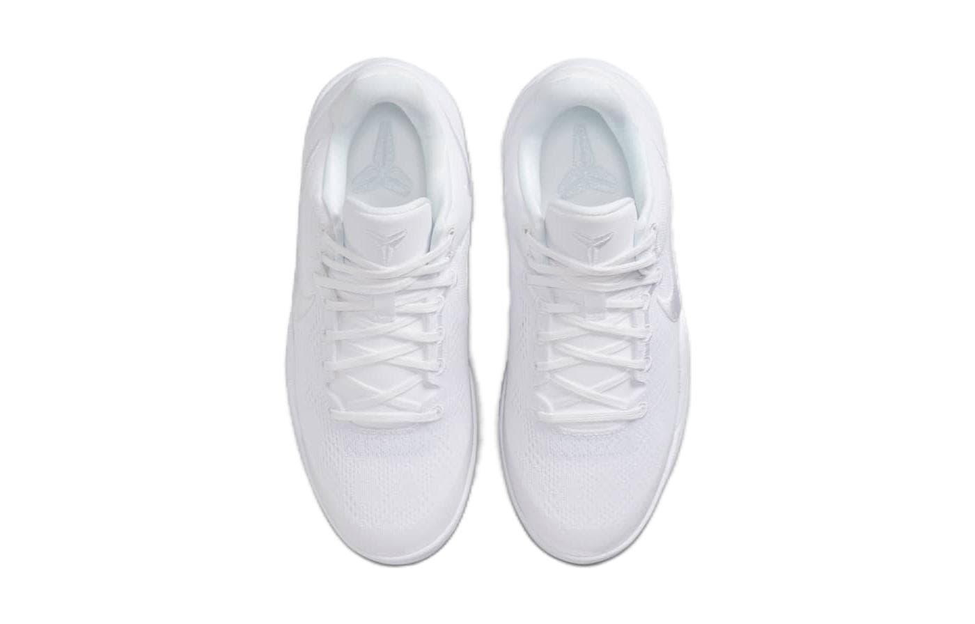 Кроссовки для баскетбола Nike Kobe 8 Protro 'Halo' Kobe 8 ZK8 Кожа Низкие Баскетбольные Кроссовки Чисто Белые Унисекс - изображение 4