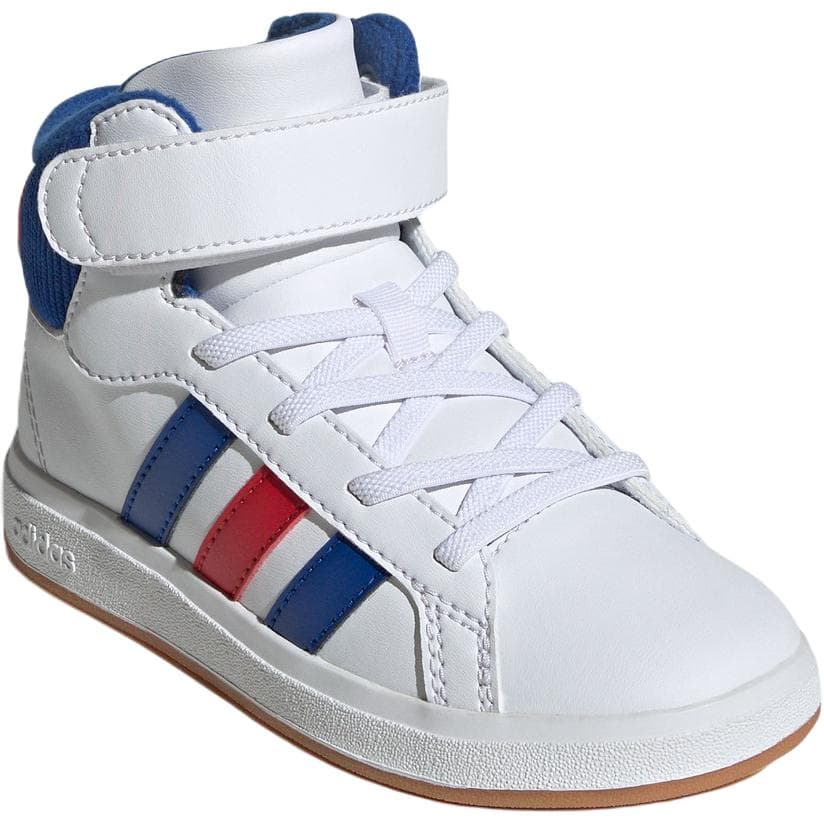 Кроссовки Adidas GRAND COURT Ткань MID Скейтборд Кроссовки Белые Детские - изображение 3