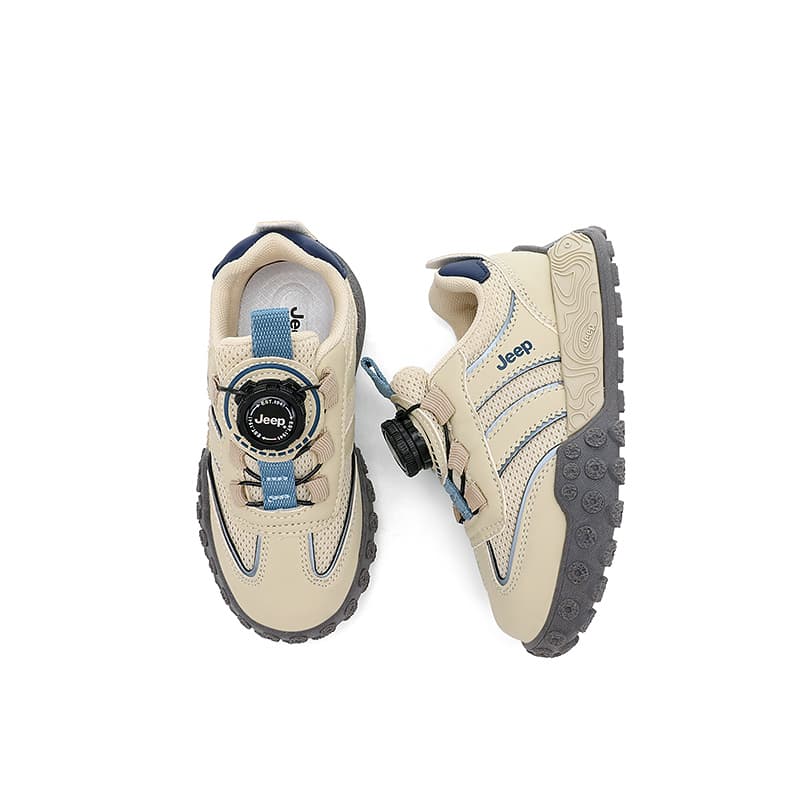 Кроссовки Jeep Running Collection Низкие Кроссовки для Беговых Занятий Детские Абрикос Серый Детский - изображение 7