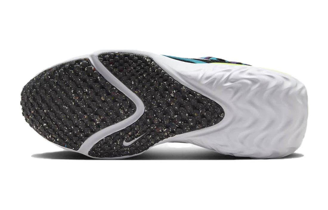 Кроссовки Nike Run Flow SE Амортизация Дышащий Низкий Топ Беговые кроссовки Черный Зеленый Унисекс - изображение 6