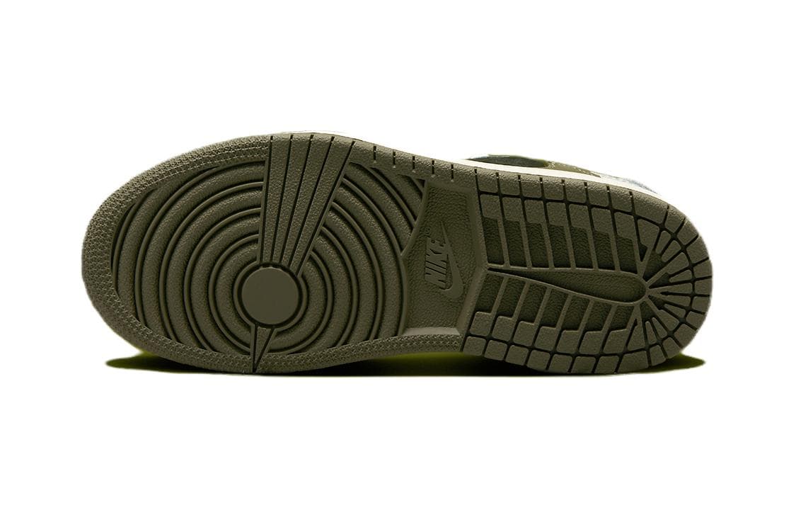 Кроссовки для баскетбола Travis Scott x Jordan Air Jordan 1 Low OG "Olive" PS - изображение 8