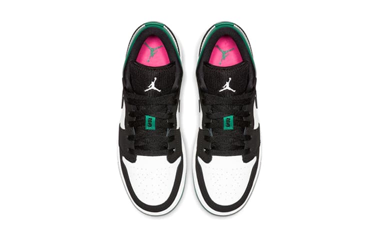 Кроссовки для баскетбола Air Jordan 1 Low GS "Mystic green" - изображение 11