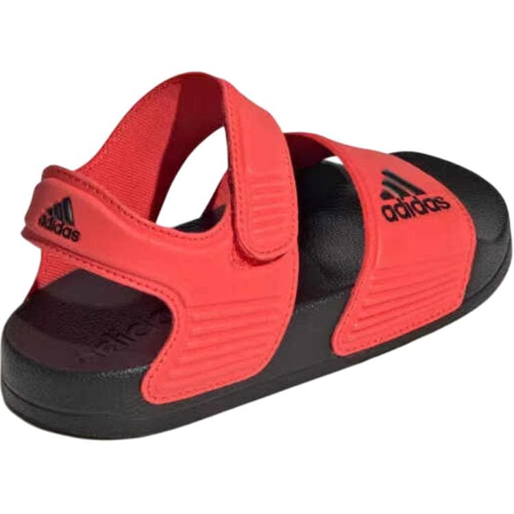 Сандалии adidas Adilette противоскользящие устойчивые к истиранию низкие детские сандалии красный для детей - изображение 5